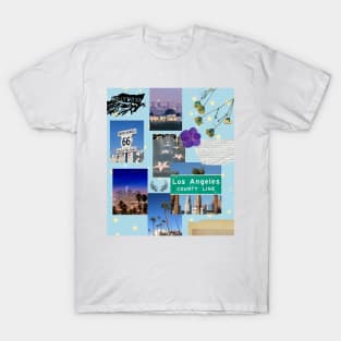 Los Angeles California Collage T-Shirt